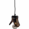 New WOOOD Elle hanglamp klein glas bruin
