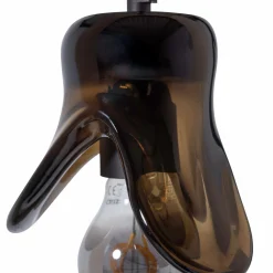 New WOOOD Elle hanglamp klein glas bruin