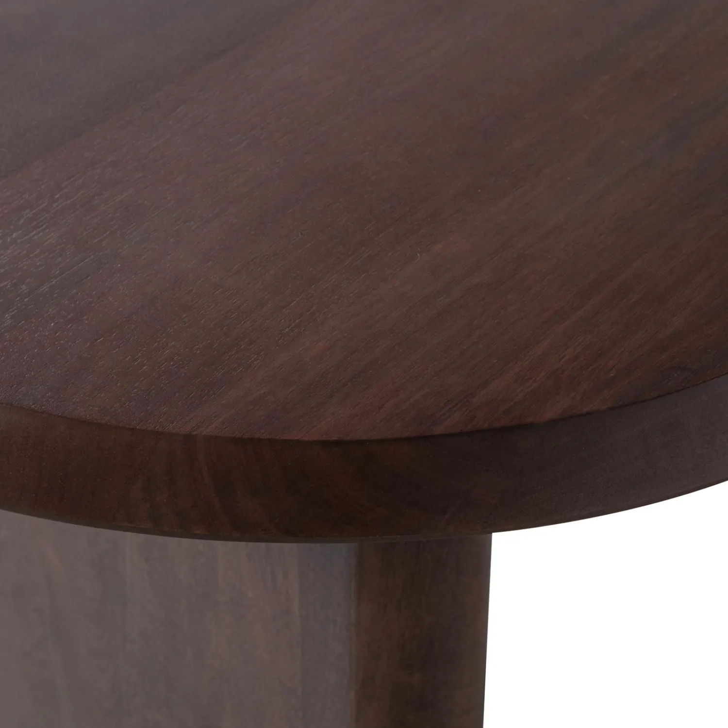 Online WOOOD Ellips eetkamertafel mango hout walnoot 90x180 cm