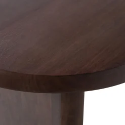 WOOOD Ellips eetkamertafel mango hout walnoot 90x240 cm