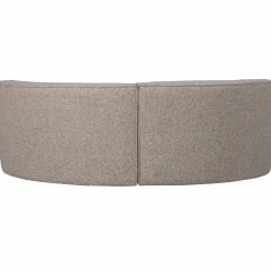 Clearance WOOOD Europa 4-zits eetbank geweven stof Zand melange