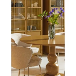 WOOOD Exhibit XL 2-deurs vitrinekast metaal Honinggeel