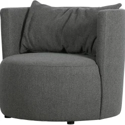 Clearance WOOOD Explore fauteuil bouclé Staalgrijs