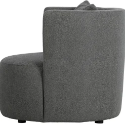 Clearance WOOOD Explore fauteuil bouclé Staalgrijs