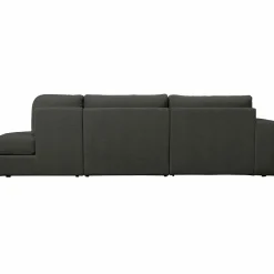 WOOOD Family bank 2,5-zits ronding rechts Antraciet