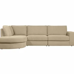 Sale WOOOD Family hoekbank ronding links Zand