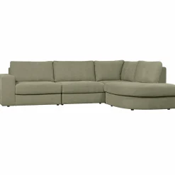 Outlet WOOOD Family hoekbank ronding rechts Groen