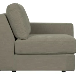 New WOOOD Family 1-zits element met arm rechts Warm grijs