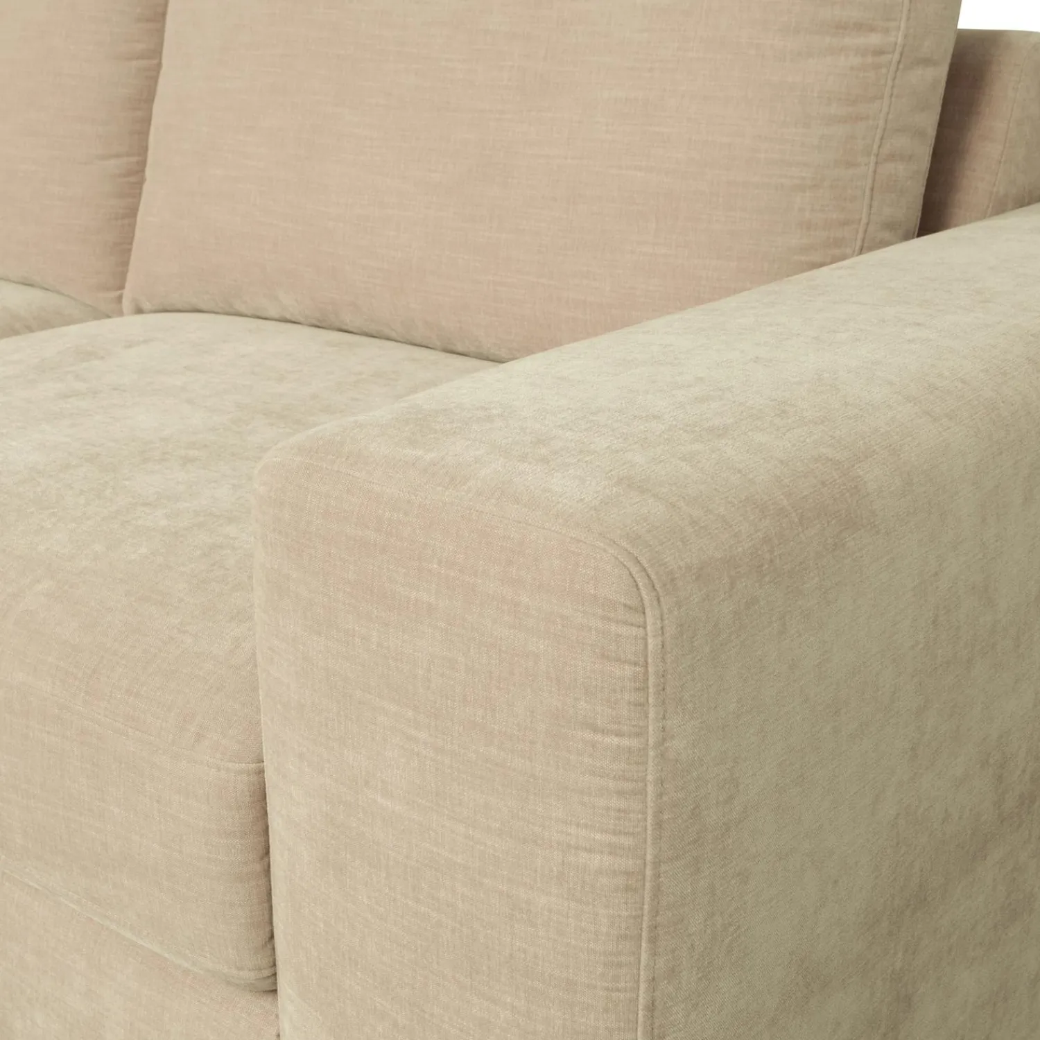 Sale WOOOD Family 1-zits element met arm rechts Zand