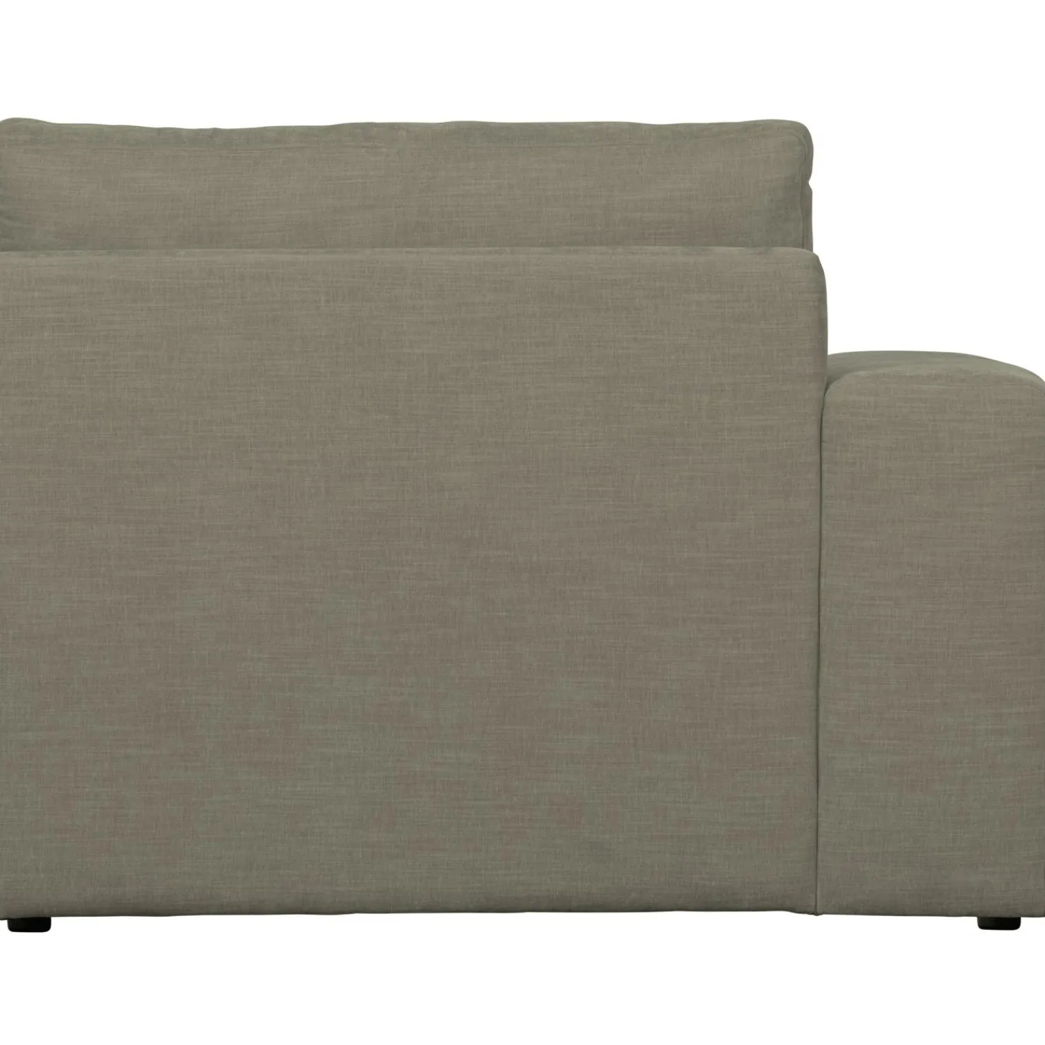 Online WOOOD Family 1-zits element met arm links Warm grijs