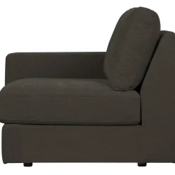 Discount WOOOD Family 1-zits element met arm links Antraciet