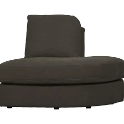 Hot WOOOD Family 1-zits element ronde hoek rechts Antraciet