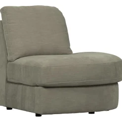 New WOOOD Family 1-zits element ronde hoek rechts Warm grijs