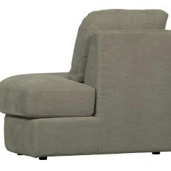 New WOOOD Family 1-zits element ronde hoek rechts Warm grijs