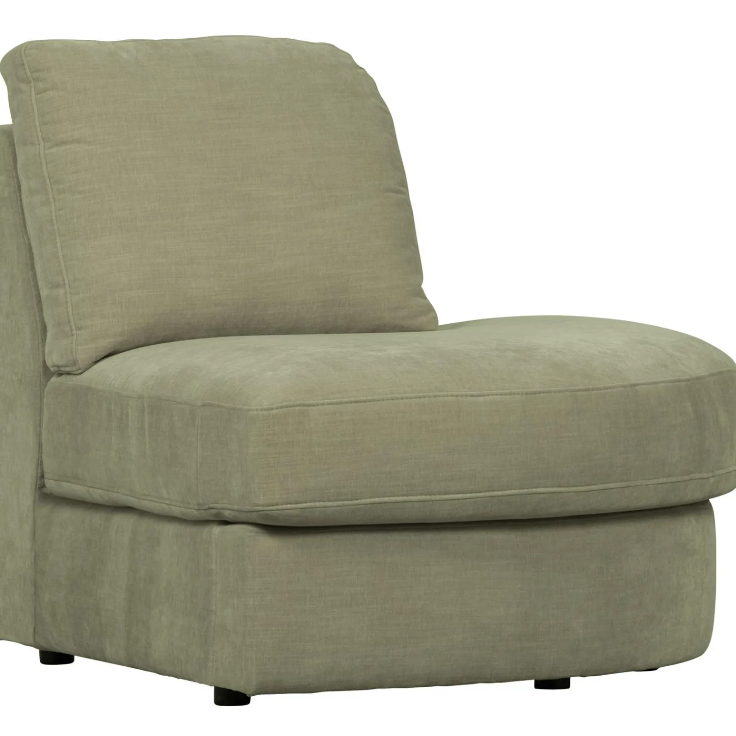 WOOOD Family 1-zits element ronde hoek rechts Groen