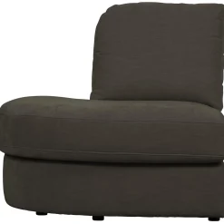 Best WOOOD Family 1-zits element ronde hoek links Antraciet