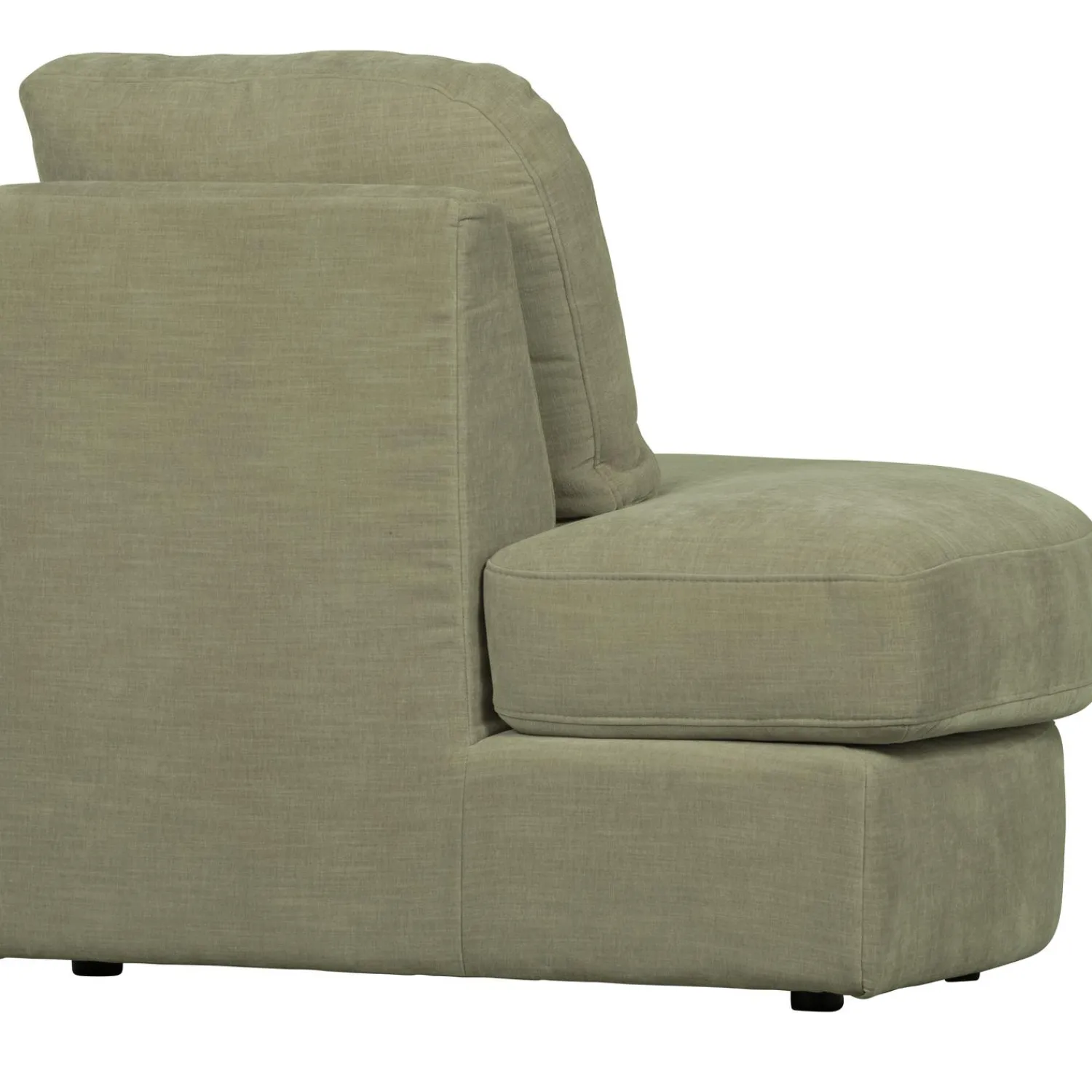 New WOOOD Family 1-zits element ronde hoek links Groen