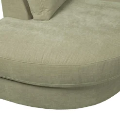 New WOOOD Family 1-zits element ronde hoek links Groen