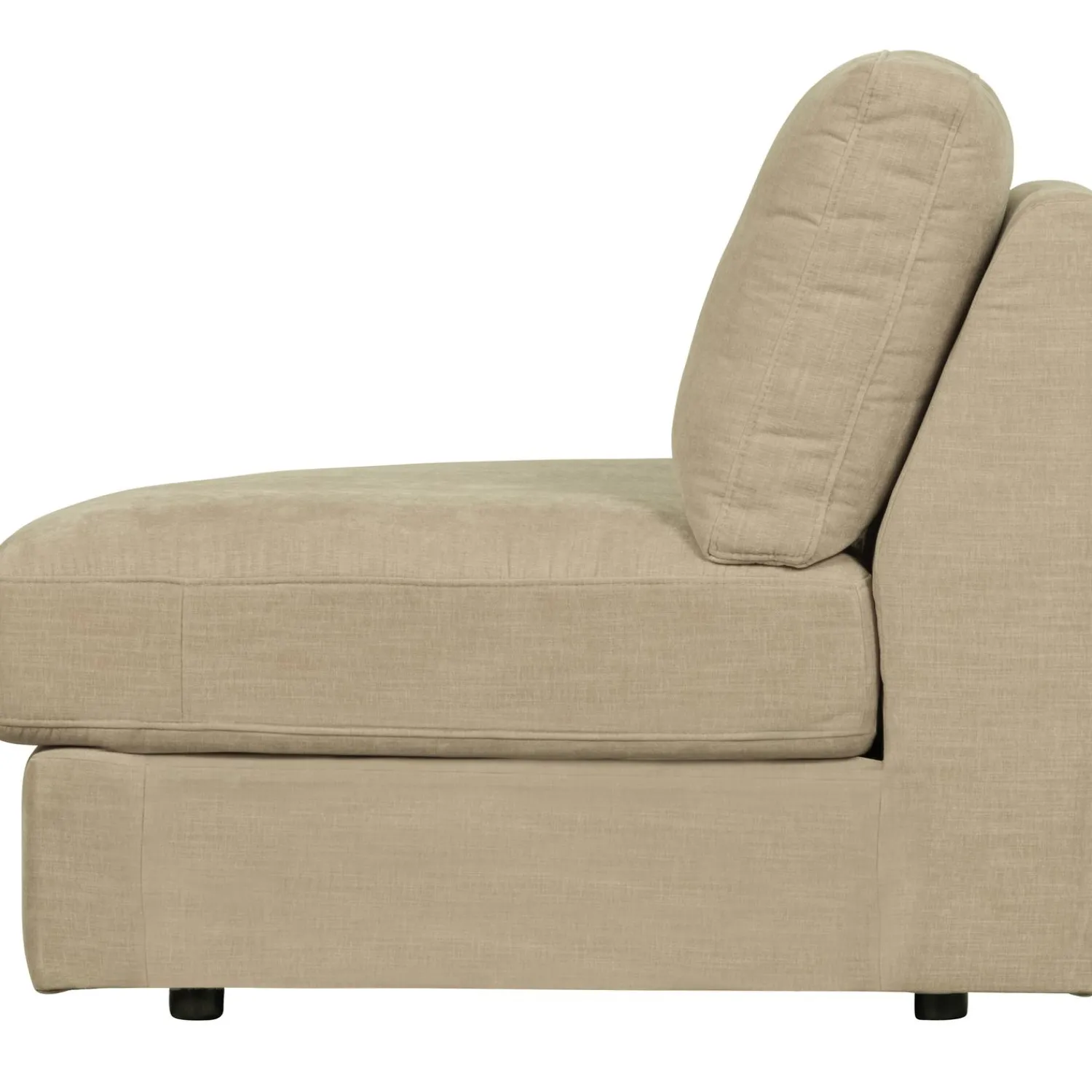 WOOOD Family 1-zits element ronde hoek links Zand