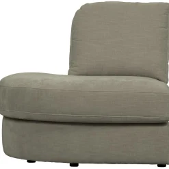 Outlet WOOOD Family 1-zits element ronde hoek links Warm grijs