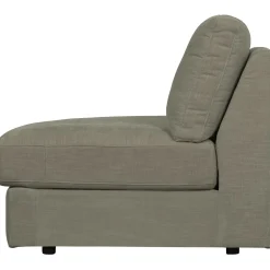 Outlet WOOOD Family 1-zits element ronde hoek links Warm grijs