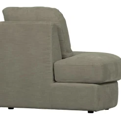 Outlet WOOOD Family 1-zits element ronde hoek links Warm grijs