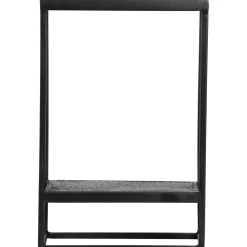 Hot WOOOD Febe wandrek tuin verticaal metaal zwart