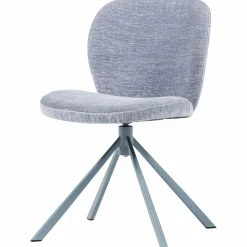 Sale WOOOD Femke eetkamerstoel chenille Blauw