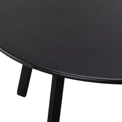 New WOOOD Fer bijzettafel buiten metaal ø70 cm Zwart