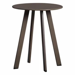 Clearance WOOOD Fer tuin bijzettafel ø40cm metaal Donkerbruin