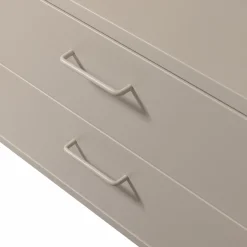 Best WOOOD Ferris open kledingkast 70 cm metaal zand