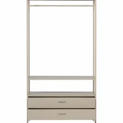 WOOOD Ferris open kledingkast 100 cm metaal zand