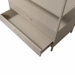 WOOOD Ferris open kledingkast 100 cm metaal zand