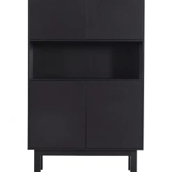 Hot WOOOD Finca buffet-/drankkast grenen diepzwart