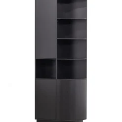 Sale WOOOD Finca opbergkast rond rechts 78 cm grenen diepzwart