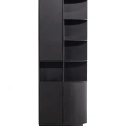 Sale WOOOD Finca opbergkast rond rechts 78 cm grenen diepzwart