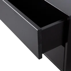 Discount WOOOD Finca tv meubel 75 cm grenen diepzwart