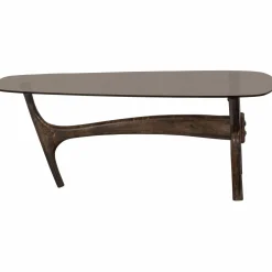 Outlet WOOOD Flash salontafel mango hout/glass walnoot