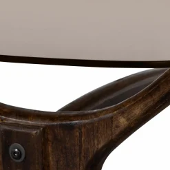 Outlet WOOOD Flash salontafel mango hout/glass walnoot