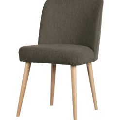New WOOOD Force eetkamerstoel bouclé Bruin