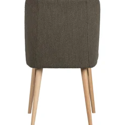 New WOOOD Force eetkamerstoel bouclé Bruin