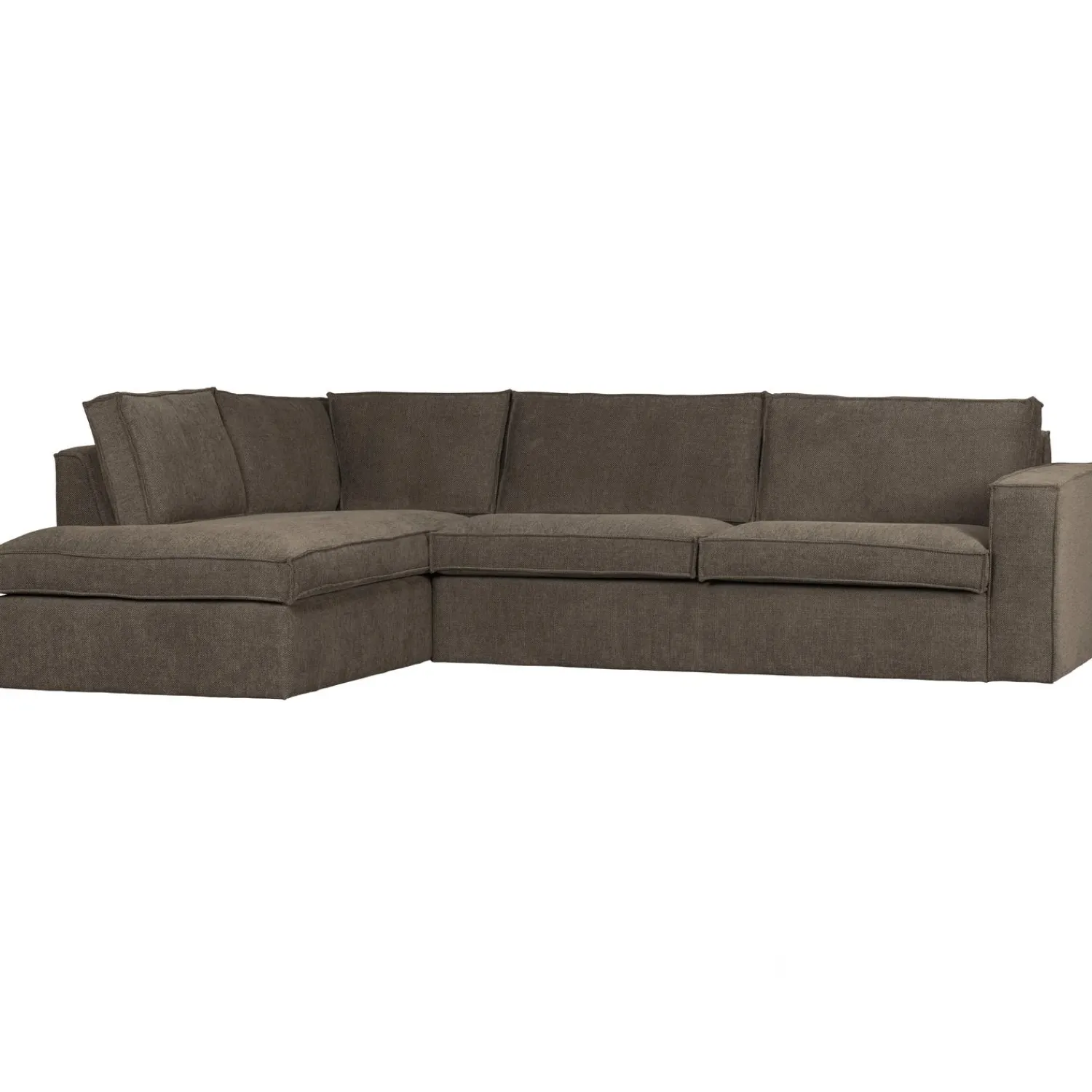 Hot WOOOD Freddie hoekbank links Bruin