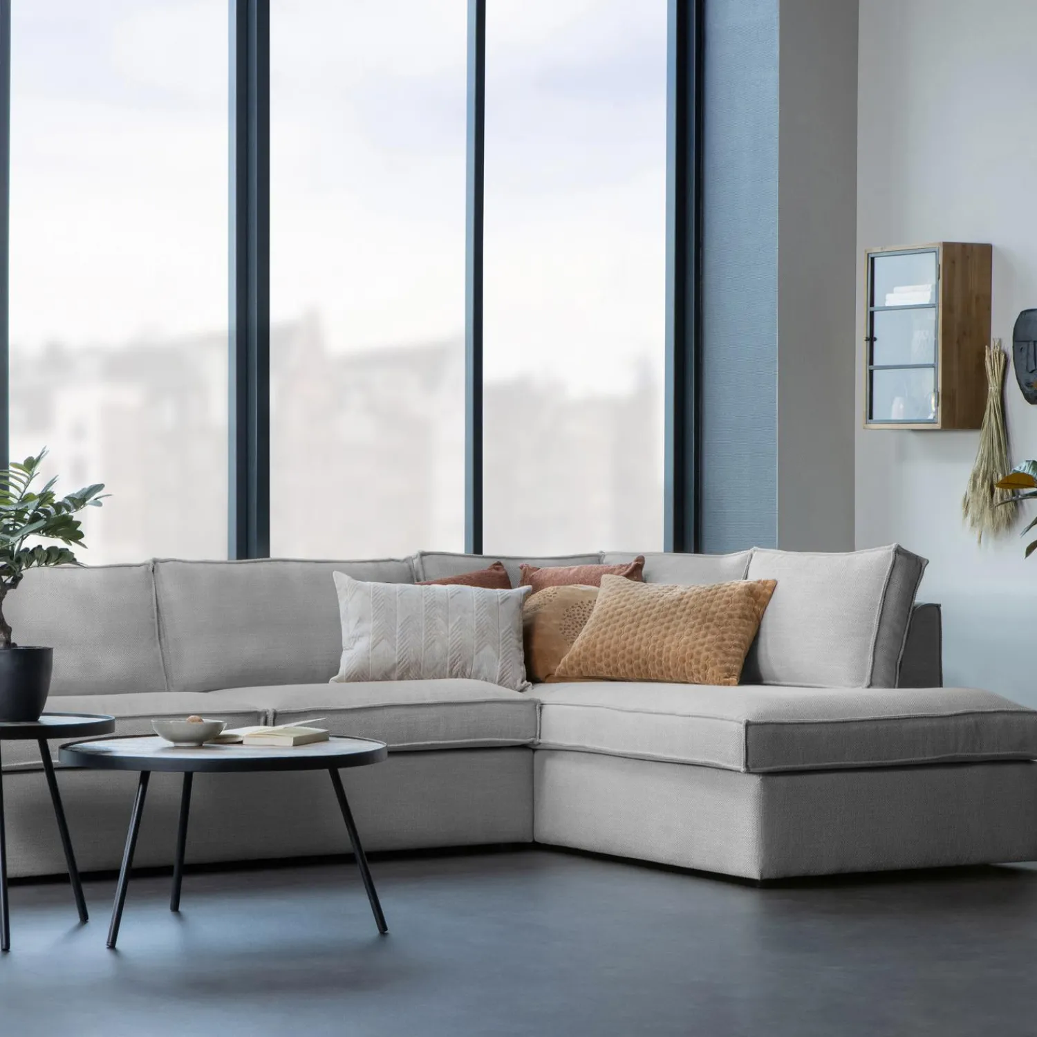 New WOOOD Freddie hoekbank rechts Naturel