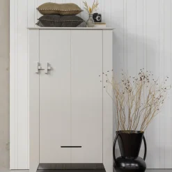 New WOOOD Gijs boerenkast bezaagd grenen Mist