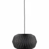 Outlet WOOOD Globe hanglamp papier naturel/zwart