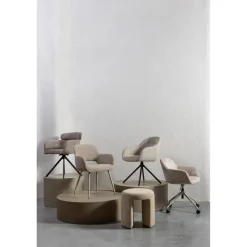 Discount WOOOD Grant-Jaki eetkamerstoel zand