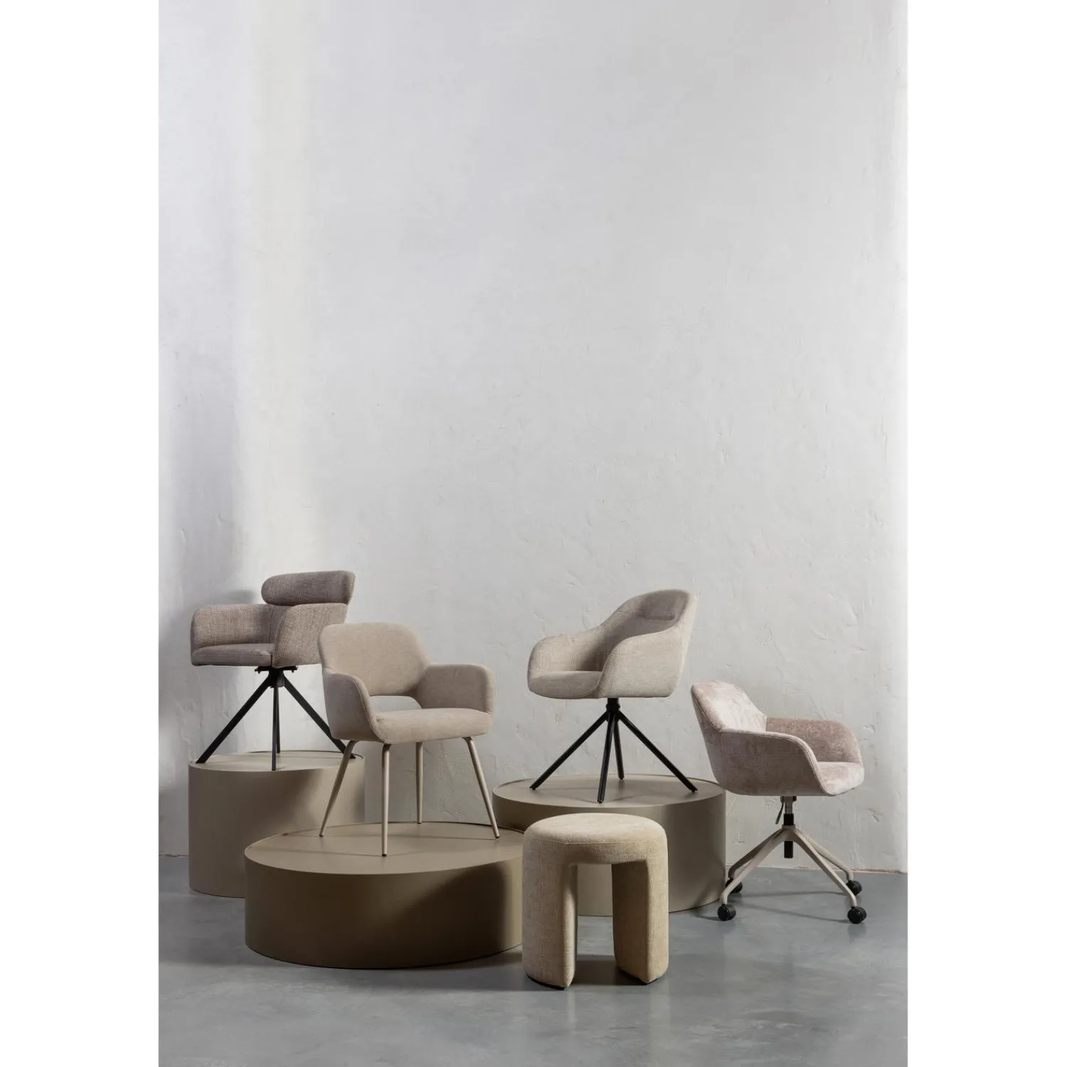 Discount WOOOD Grant-Jaki eetkamerstoel zand