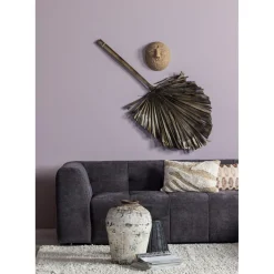 Sale WOOOD Grid hoekbank rechts geweven stof Donkergrijs