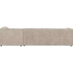 Clearance WOOOD Grid hoekbank rechts geweven stof Zand