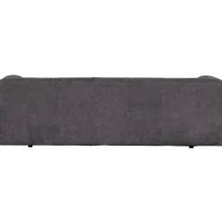 Online WOOOD Grid 3-zits bank geweven stof Donkergrijs